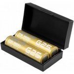 Golisi baterie G25 IMR 18650 / 20A 2500mAh 2ks + pouzdro – Sleviste.cz