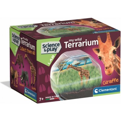 CLEMENTONI Mini terárium Žirafa – Zboží Mobilmania