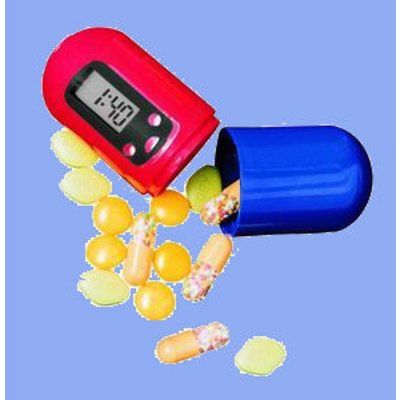 Hutermann Zásobník na léky s časovačem a alarmem PB01 – Zboží Mobilmania