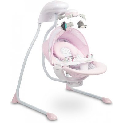 Elektrická houpačka pro nejmenší - Raffi pink electric swing PINK – Hledejceny.cz