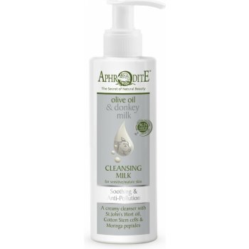 Aphrodite Skin Care čistící mléko na pleť olivový olej & oslí mléko 200 ml