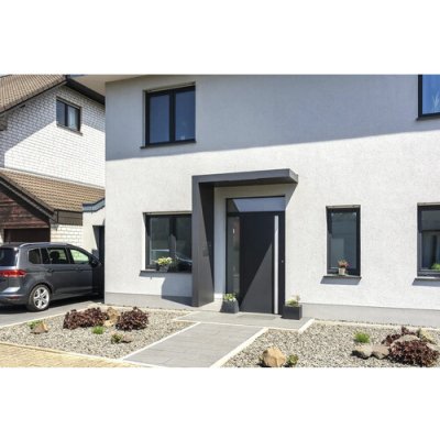Gutta BS Plus 160 antracitová šedá 160x90 cm levý bok s poštovní schránkou a nerezovým odtokem – Hledejceny.cz