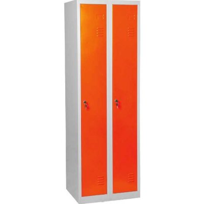 JP 600 N skříň šatní 1850x600x500 mm šedá/oranžová