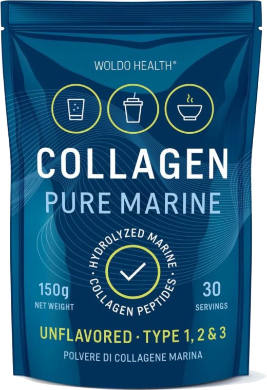 WoldoHealth 100 % hydrolyzovaný mořský kolagen 150 g