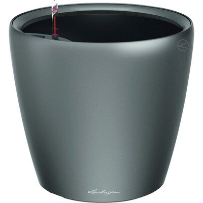 Lechuza Plastový samozavlažovací květináč Classico Color LS 28 x 26 cm antracitový – Hledejceny.cz