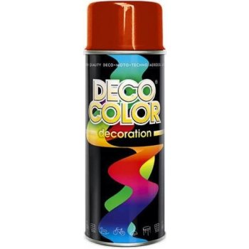 DecoColor 400 ml Barva ve spreji DECO lesklá RAL 3020 červená