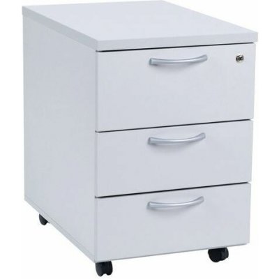 Manutan Expert 60 x 42 x 59 cm 3 zásuvky světle šedá – Zboží Mobilmania