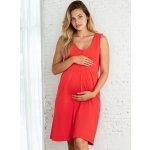 Kojící noční košile Sofia Red – Zboží Mobilmania