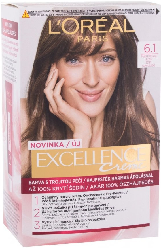 L'Oréal Excellence Creme 5.15 hnědá světlá ledová od 156 Kč - Heureka.cz