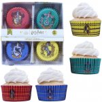 PME Harry Potter košíčky na muffiny s alobalovým vnitřkem Bradavické koleje (60 ks) – Sleviste.cz