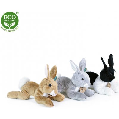 Eco-Friendly králík ležící 3 druhy černo bílá 18 cm – Zbozi.Blesk.cz