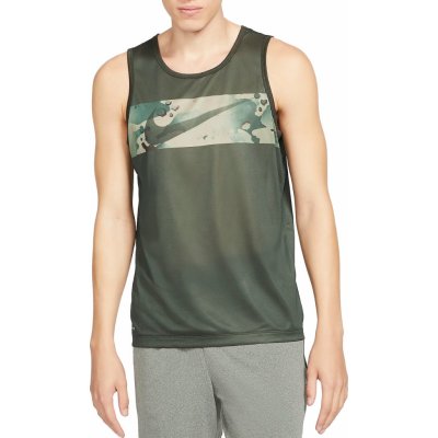 Nike LEG tank SW CAMO DA1589-355 zelené – Zboží Mobilmania