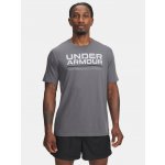 Under Armour pánské tričko UA M WORDMARK SS MFO šedá – Zboží Mobilmania
