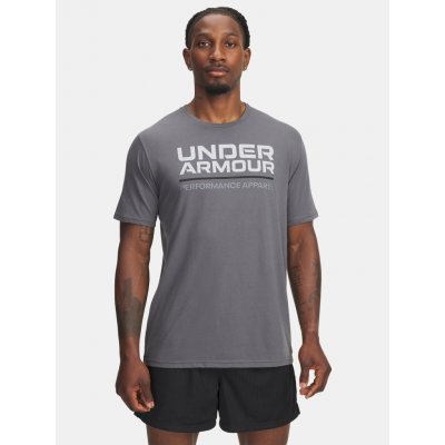 Under Armour pánské tričko UA M WORDMARK SS MFO šedá – Zboží Mobilmania