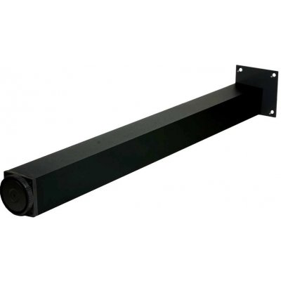 Stolová noha výška 710 mm 60 x 60 mm s regulací černá mat – Zbozi.Blesk.cz