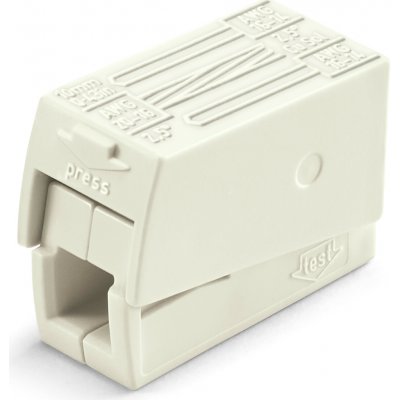 WAGO Svorka 224-112 lustrová, 2vodičová, max. 2,50 mm², bílá 224-112 – Sleviste.cz