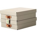 Leitz Puro úložný box A4 260 x 100 x 350 mm béžový 2 ks – Sleviste.cz