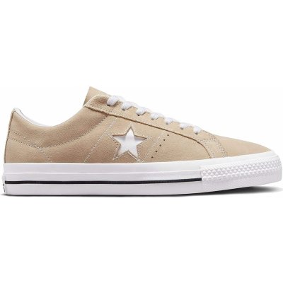 Converse One Star Pro Classic Suede OX A04155/Oat Milk/White/Black – Zboží Mobilmania