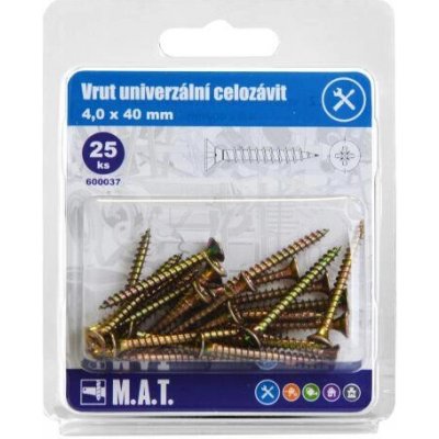 vrut un.celozávit 4,0x 40mm ZZ (25ks) – Hledejceny.cz