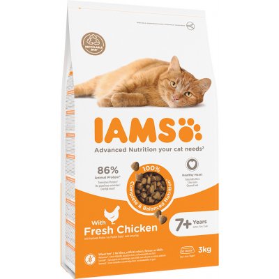 Iams For Vitality Cat Senior Chicken 3 kg – Zbozi.Blesk.cz