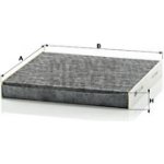 CUK 2358 MANN-FILTER Filtr, vzduch v interiéru – Sleviste.cz