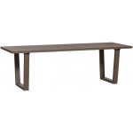 WOOOD kovový zahradní jídelní stůl Bear 240 x 87 cm Hnědý – Hledejceny.cz