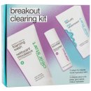 Dermalogica Breakout Clearing čisticí gel 75 ml + pečující booster 10 ml + hydratační gel 25 ml dárková sada