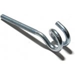 Hák houpačkový dvojitý se závitem, M8x120mm, Zn – Zbozi.Blesk.cz