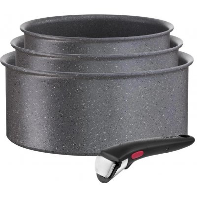 Tefal Sada hrnců Ingenio Black Stone L3998902 4 ks – Hledejceny.cz