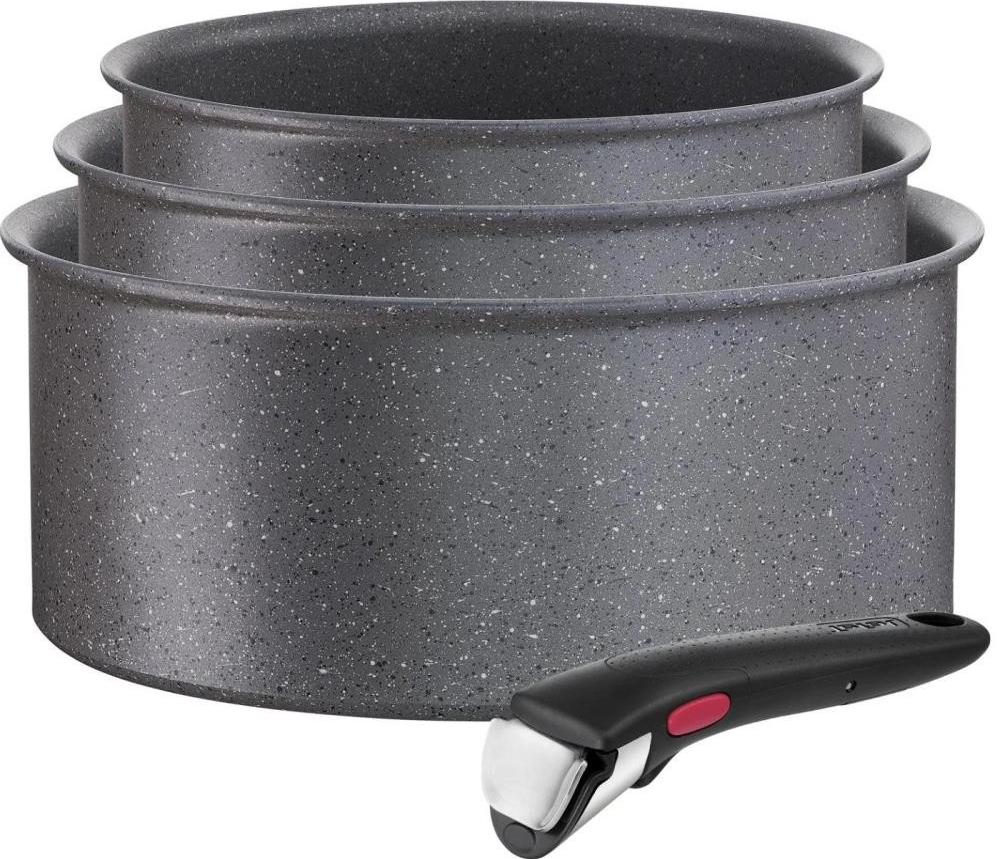 Tefal Sada hrnců Ingenio Black Stone L3998902 4 ks