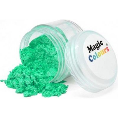 Magic Colours Jedlá prachová perleťová barva Turquoise Glamour 8 ml – Sleviste.cz