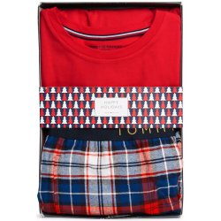 Tommy Hilfiger UM0UM029880WO pánské pyžamo dlouhé červené