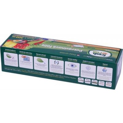 Potravinová fólie Fresh'n'Roll - krabička s funkční řezačkou - 30cm / 300m – Sleviste.cz