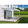 Pergola Gutta Terrassendach Premium 10,14 x 3,06 m čirý akryl / bílá konstrukce pergola