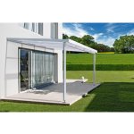 Gutta Terrassendach Premium 10,14 x 5,06 m čirý akryl / bílá konstrukce pergola – Zboží Dáma