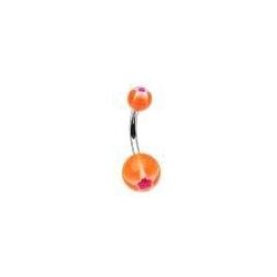 Šperky4U piercing do pupíku banánek BA01007-O