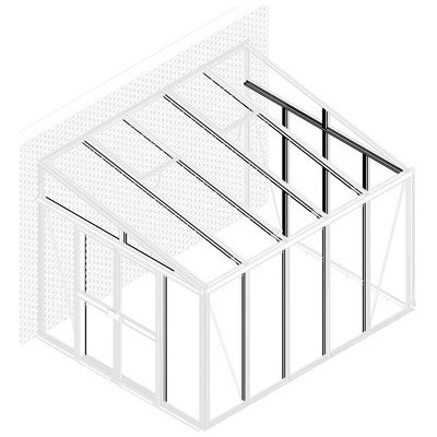 Vitavia Sada pro dovybavení skleníku Vitavia Athena 7000 bílá