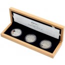 Česká mincovna Sada tří uncových mincí Český lev 2021 Ag/Pt/Pd proof 3 x 1 oz