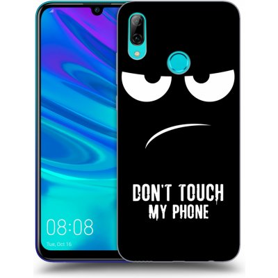 Pouzdro Picasee silikonové Huawei P Smart 2019 - Don't Touch My Phone černé