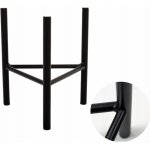 YLD Stojan na květiny kovový 17 x 25 cm černý – Hledejceny.cz