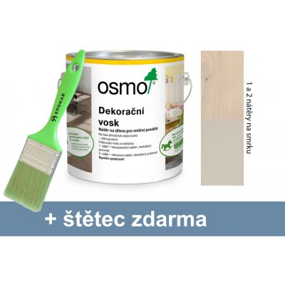 Osmo 3181 Dekorační vosk intenzivní 0,75 l Křemen – Zbozi.Blesk.cz
