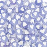 Svatební bonbon roksový - fialové srdíčko - 1 ks – Hledejceny.cz