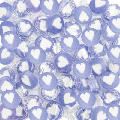 Svatební bonbon roksový - fialové srdíčko - 1 ks – Hledejceny.cz