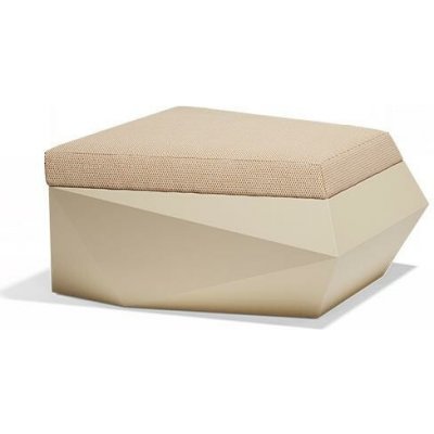 Vondom Podnožka Faz, 90x85x32 cm, matt polyethylen, sedák venkovní látka Group 1A a 1B – Hledejceny.cz