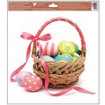 Anděl Přerov Okenní fólie barevné košíky s vajíčky 30 x 33,5 cm – Sleviste.cz