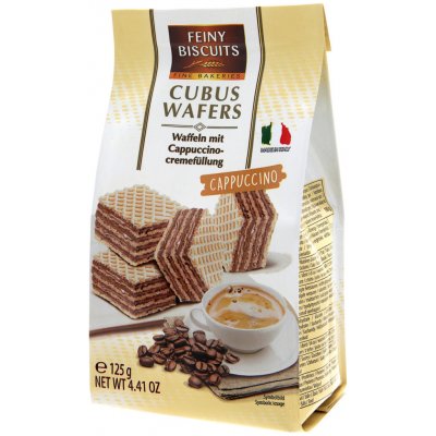 Feine Biscuits Vaflové oplatky s cappuccino krémovou náplní 125 g – Zboží Dáma