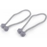 Dekorační úvaz / šňůra na závěsy s magnetem - šedá (2 ks) – Zboží Dáma