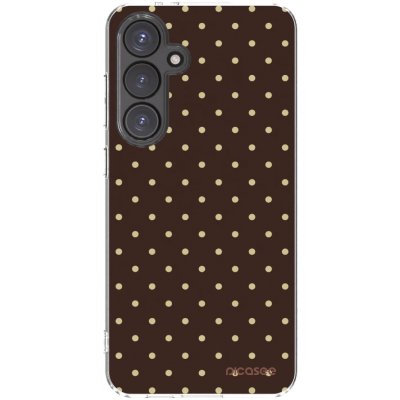Picasee silikonový průhledný obal pro Samsung Galaxy S24 FE S721B Vanilla Dots & Chocolate – Hledejceny.cz