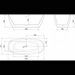 Mexen Luvo Slim 170 x 75 cm 52801707500-65 – Hledejceny.cz