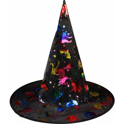 klobouk čarodějnický s potiskem – Hledejceny.cz